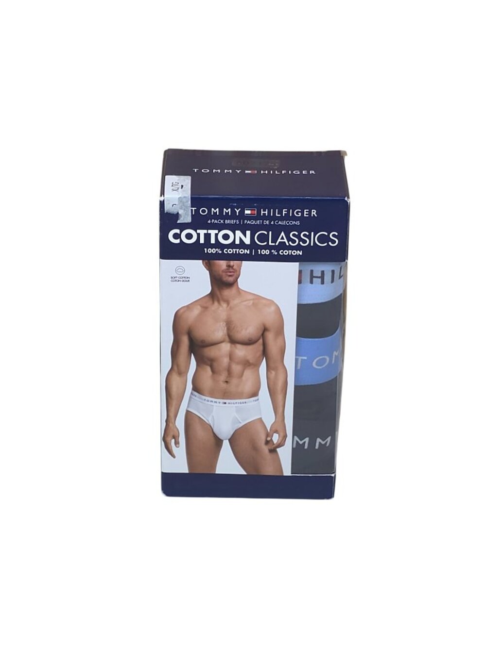 Tommy Hilfiger Mens Cotton Classics Briefs 3-Pack XL Soft & Comfortable Navy